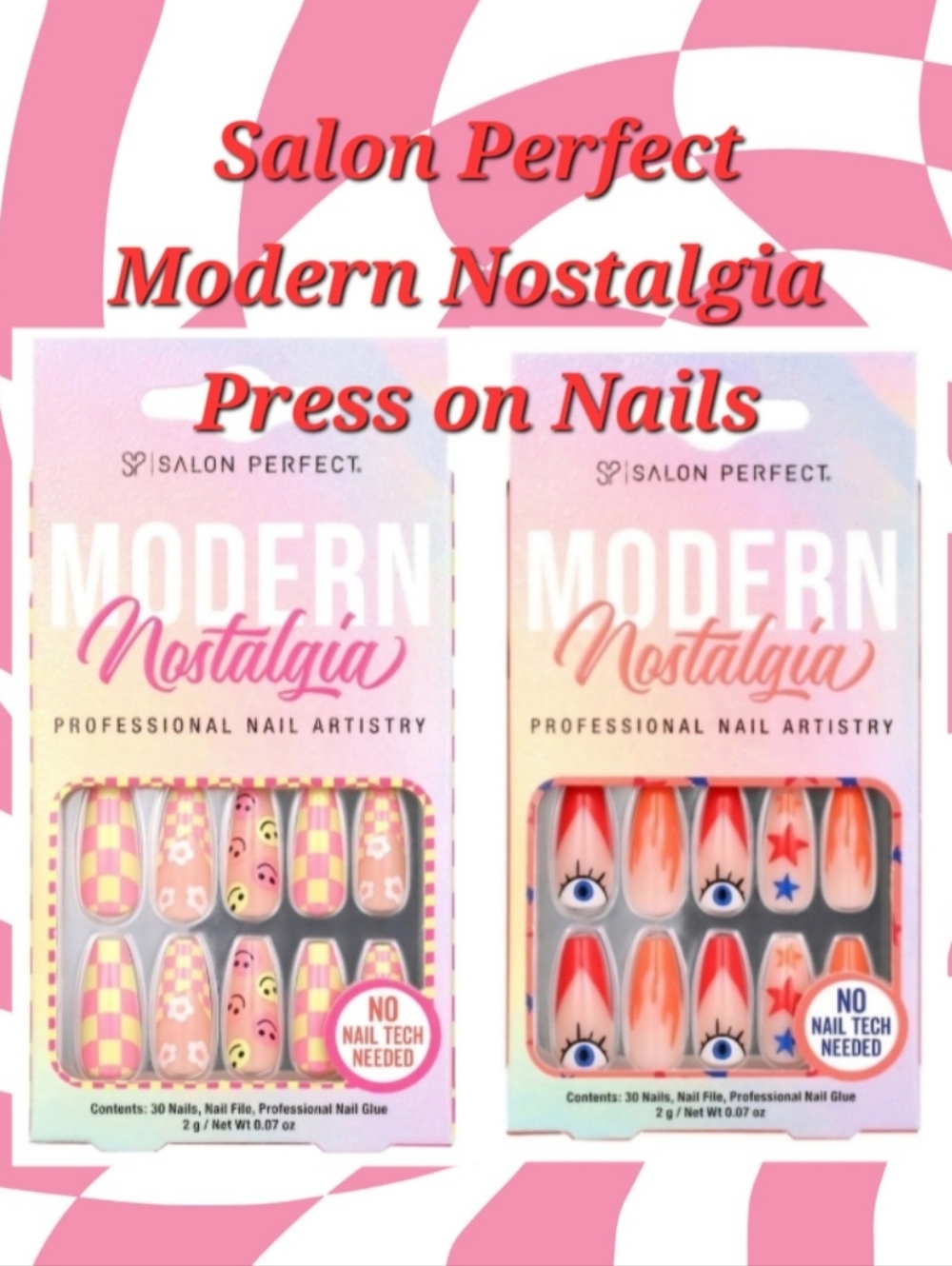 Salon Perfect Modern Nostalgia Press On Nails NEW